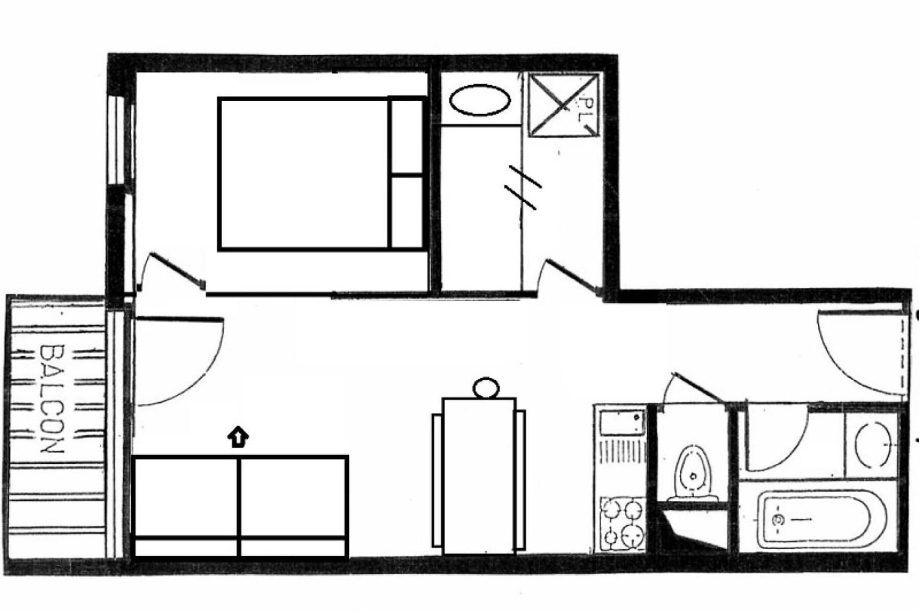 Residence Villaret - Appartement Lumineux - Depart Et Retour Skis Aux Pieds - Balcon Mae-2294 Saint-Martin-de-Belleville Luaran gambar